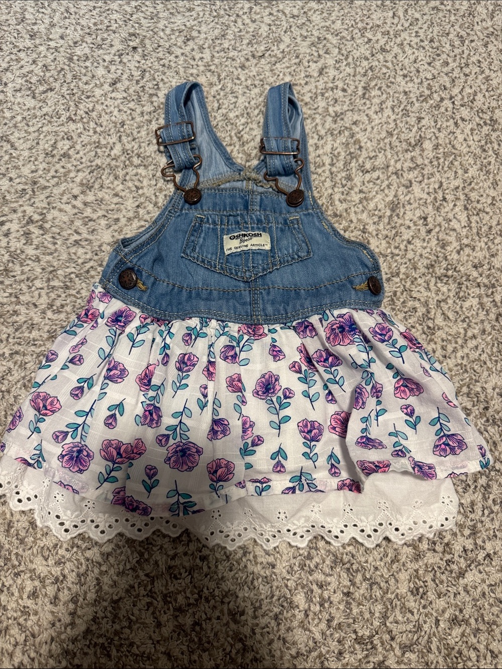 OshKosh B'gosh overalls skirt
